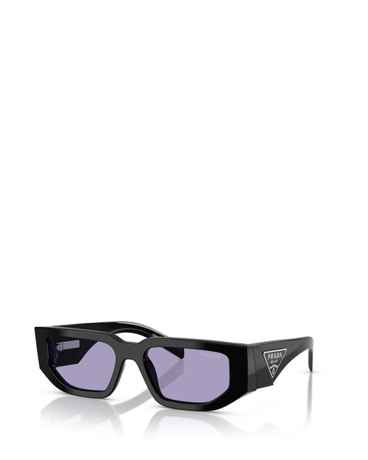 Prada White Eyewear Rectangular Frame Sunglasses for men