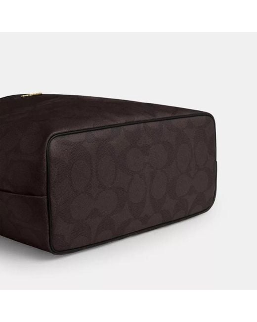 COACH Black Large City Tote Bag