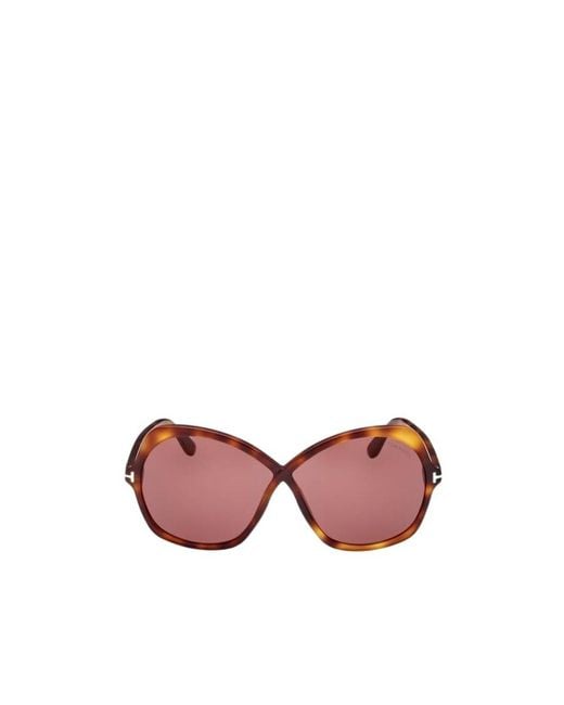 Tom Ford Pink Logo Sunglasses for men