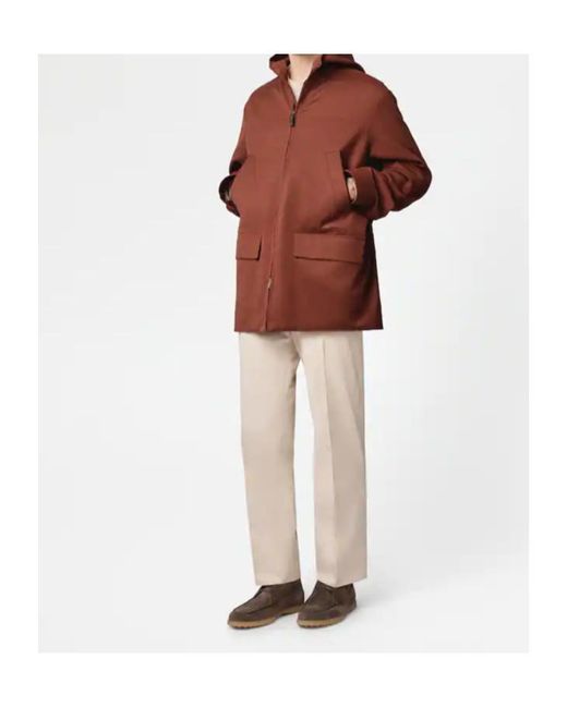 Tod's Red Long-Sleeved Casual Jacket for men