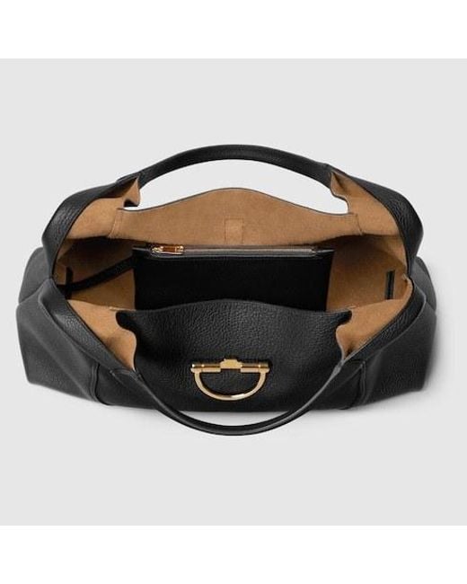 Gucci Black Softbit Maxi Shoulder Bag