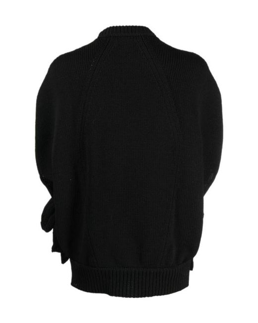 Comme des Garçons Black Crew Neck Knitwear