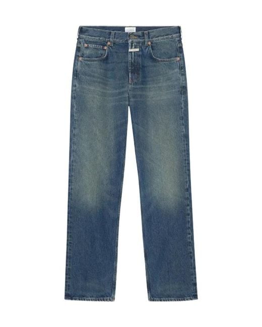 Closed Blue Straight-Leg Jeans