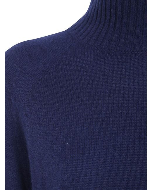 Seventy Blue Cashmere Turtle Neck