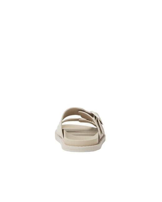Fendi White Feel Double-Band Sandals for men
