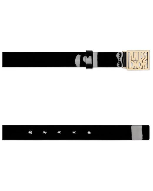 Dior White Christian Miss Buckled Belt