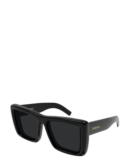 Saint Laurent Black Eyewear Howl Oversized Frame Sunglasses for men