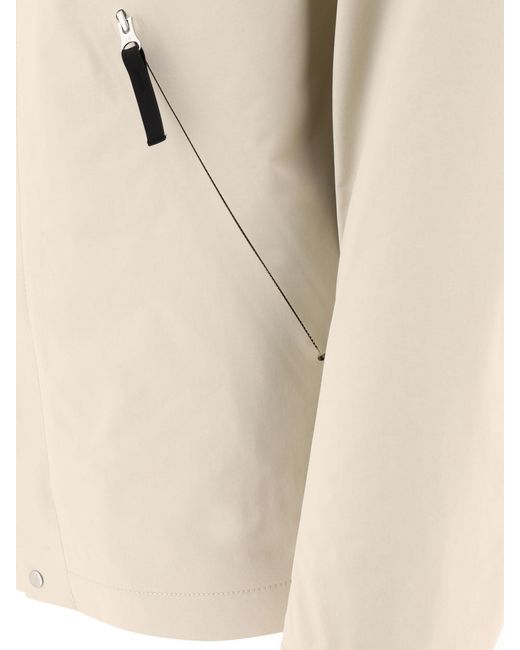 Stone Island Natural Stellina_3L Long-Sleeved Hooded Windbreaker for men