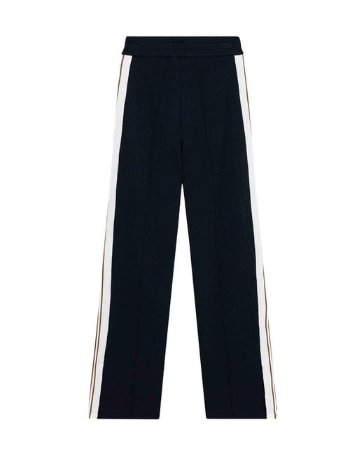 Autry Blue Striped Wide-Leg Pants for men