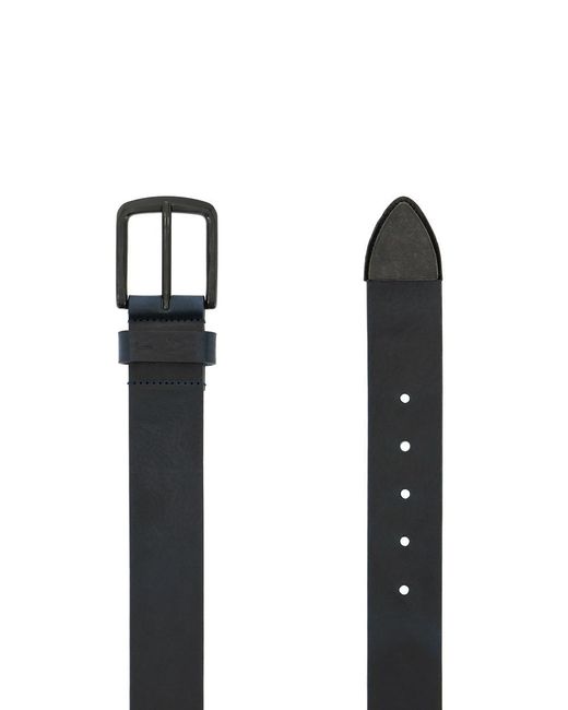 Armani Jeans Black Logo Belt for men