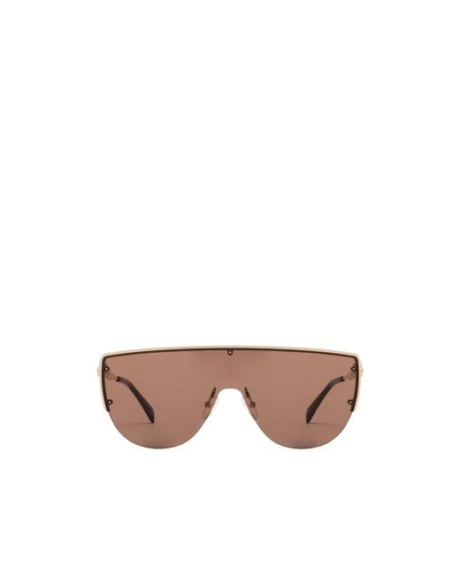 McQueen Pink Eyewear Shiny Sunglasses for men