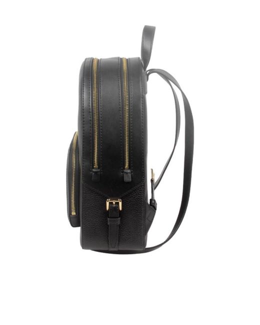 Michael Kors Black Medium Jaycee Zipper Pocket Backpack