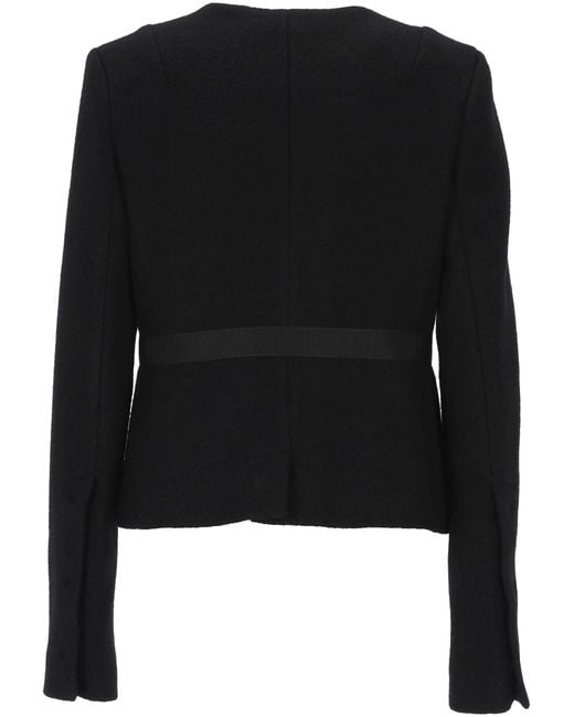 Patou Black Long-Sleeve Casual Jacket