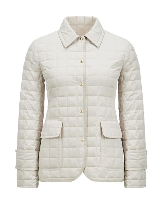 Moncler White Epinal Quilted Down Jacket