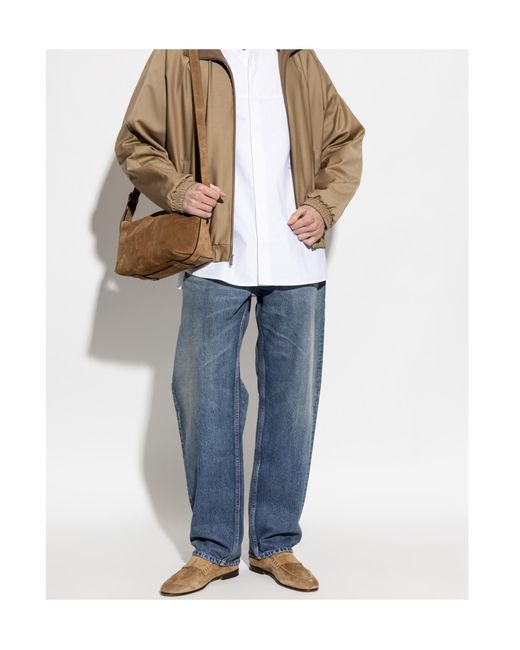 Bally Brown Panelled Slip-On Loafers for men