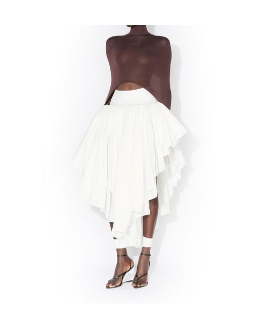 Alaïa Purple Alaïa Second-Skin Tension Top