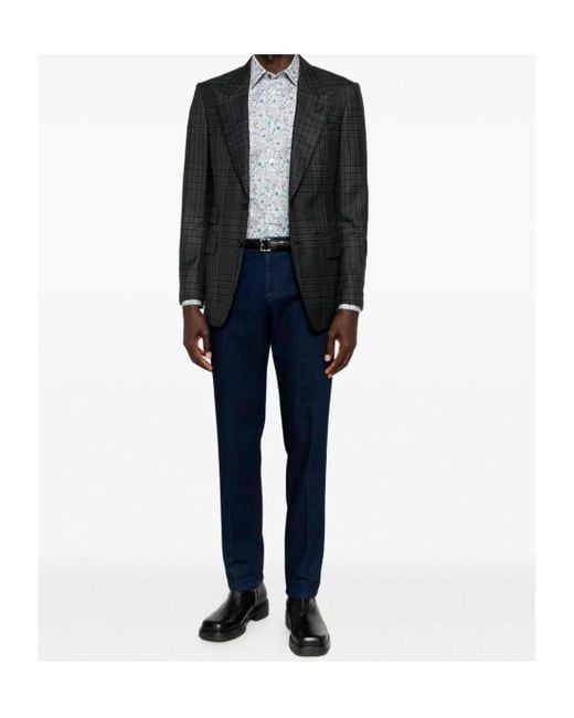 Dondup Blue Gaubert Relaxed Jeans for men