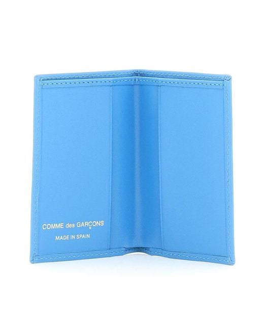 Comme des Garçons Blue Comme Des Garçons Wallet Classic Bi-Fold Wallet for men