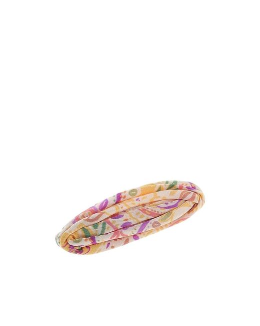 Etro Pink Logo Hair Accessories