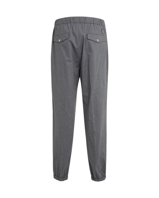 Moncler Gray Jogger Trousers for men