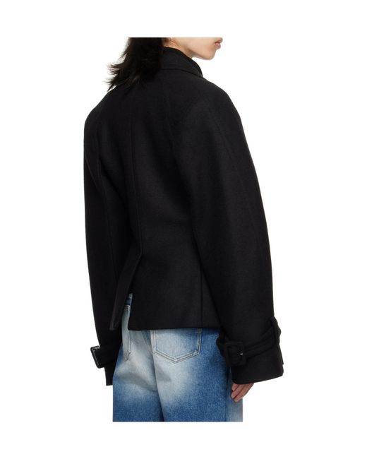 Egonlab Black Raglan Tailoring Blazer for men