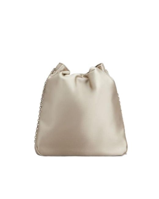 Roger Vivier Natural Pilgrim Embellished Chained Mini Shoulder Bag