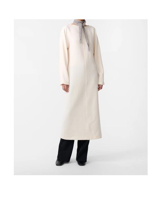 Studio Nicholson White Buttoned Midi Dress