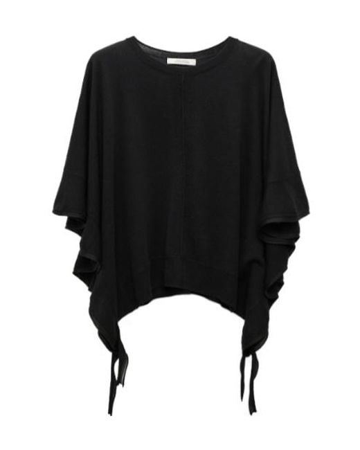 Dorothee Schumacher Black Ruffle-Detail Top