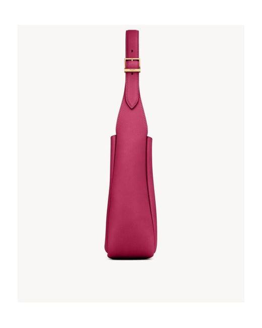 Saint Laurent Pink The 5 À 7 Small And Soft In Hamme Leather