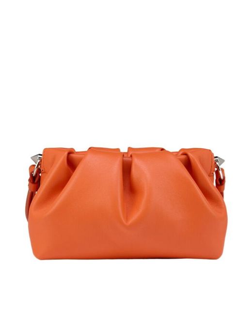 Christian Louboutin Orange Eva Zip-Up Crossbody Bag