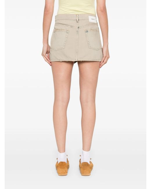 Coperni Natural Denim Mini Skirt