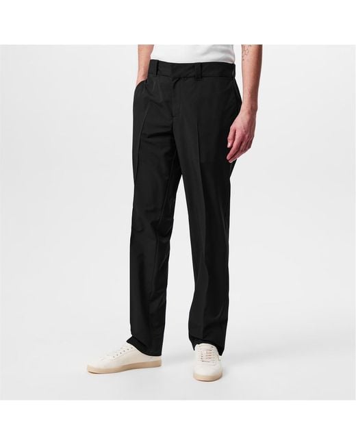 Prada Blue Wool Casual Pants for men