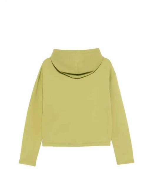 AMI Yellow Embroidered Hoodie