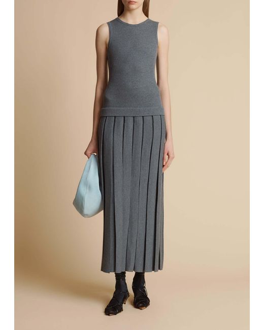 Khaite Blue Cassette Dress