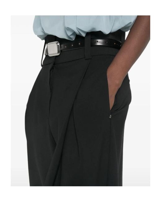 Sportmax Black Spxgirino Straight Leg Pants