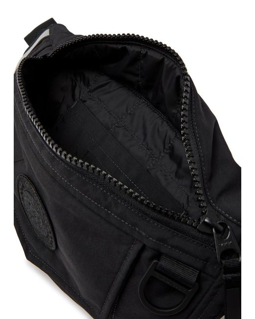 Canada Goose Black Logo-Appliquéd Nylon Belt Bag for men