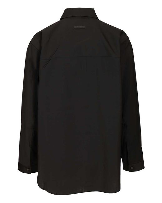Fear Of God Black Classic Long Sleeve Shirt for men