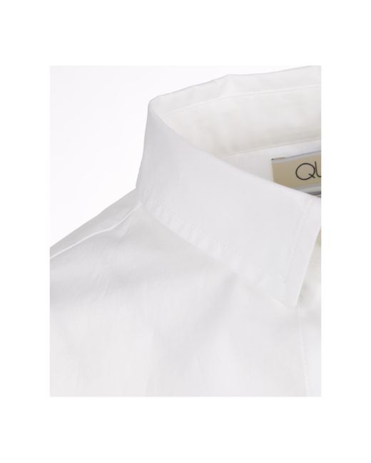 Quira White Buttoned Long-Sleeved Shirt