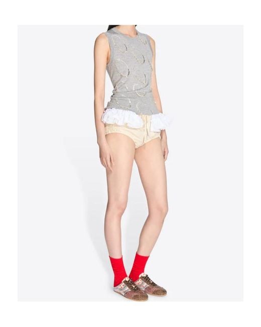 Dries Van Noten Gray Embroidered Vest