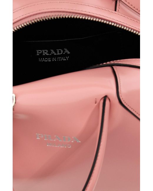 Prada Pink Supernova Brushed Leather Tote Bag
