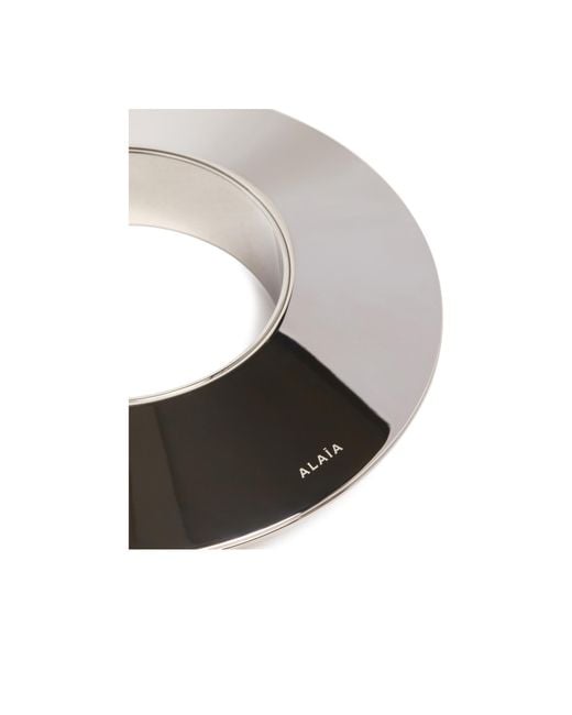 Alaïa White Alaïa Large Blade Bracelet