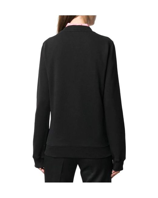 Moschino Black Printed Logo Sweater