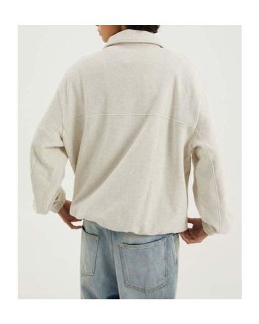 1989 STUDIO White Collared Sweatshirt