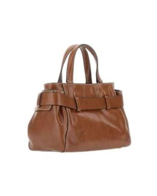 Gianni Chiarini Brown Double-Handled Handbag