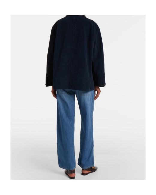 Nili Lotan Blue Wide Leg Jeans