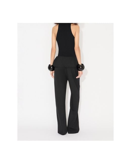 Alaïa Blue Strapless Jumpsuit