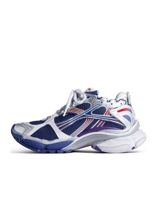 Balenciaga Blue Gradient Runner Sneakers for men