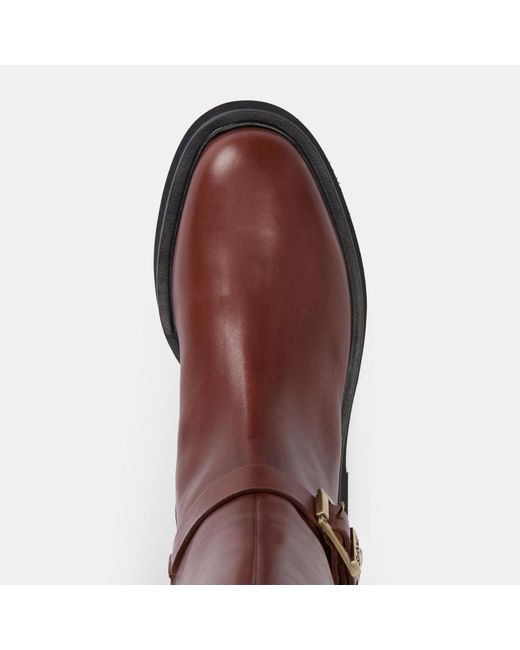 Barbour Brown Solid Color Tall Boots