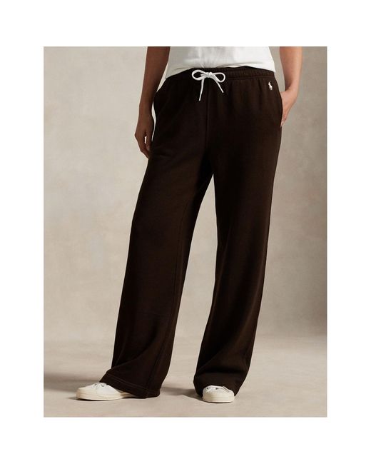 Polo Ralph Lauren Brown Wide Open Hem Fleece Joggers