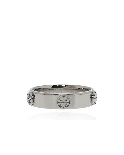 Tory Burch White Miller Stud Ring
